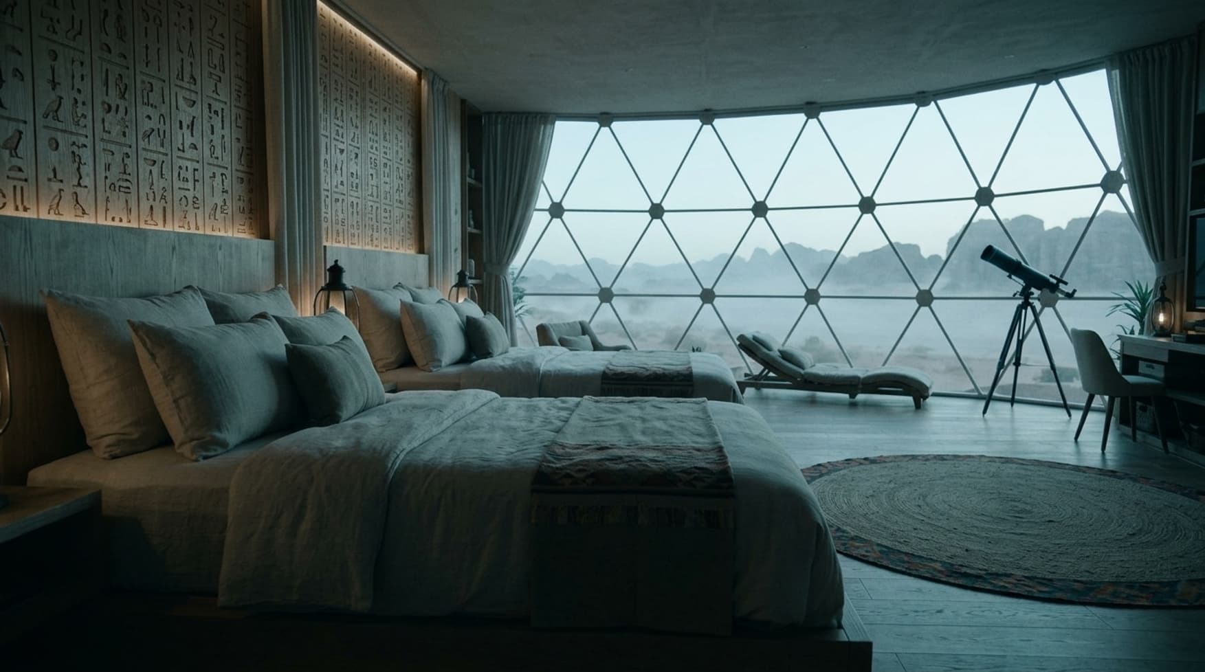 Luxury bedroom interior design